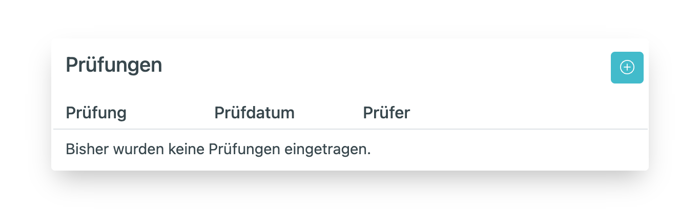 Geräteprüfungen