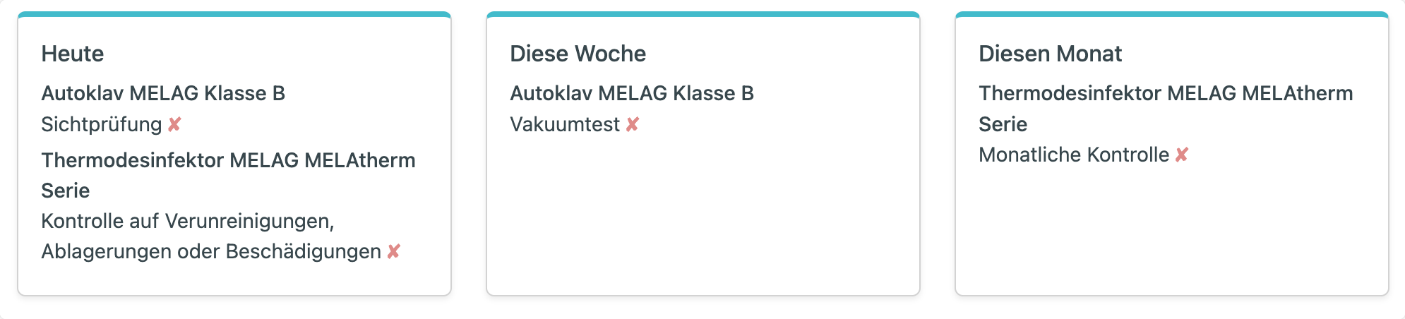 Gerätetests Überblick