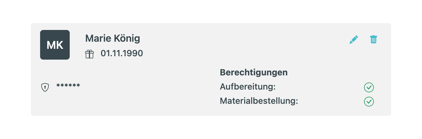 Button Mitarbeiter bearbeiten