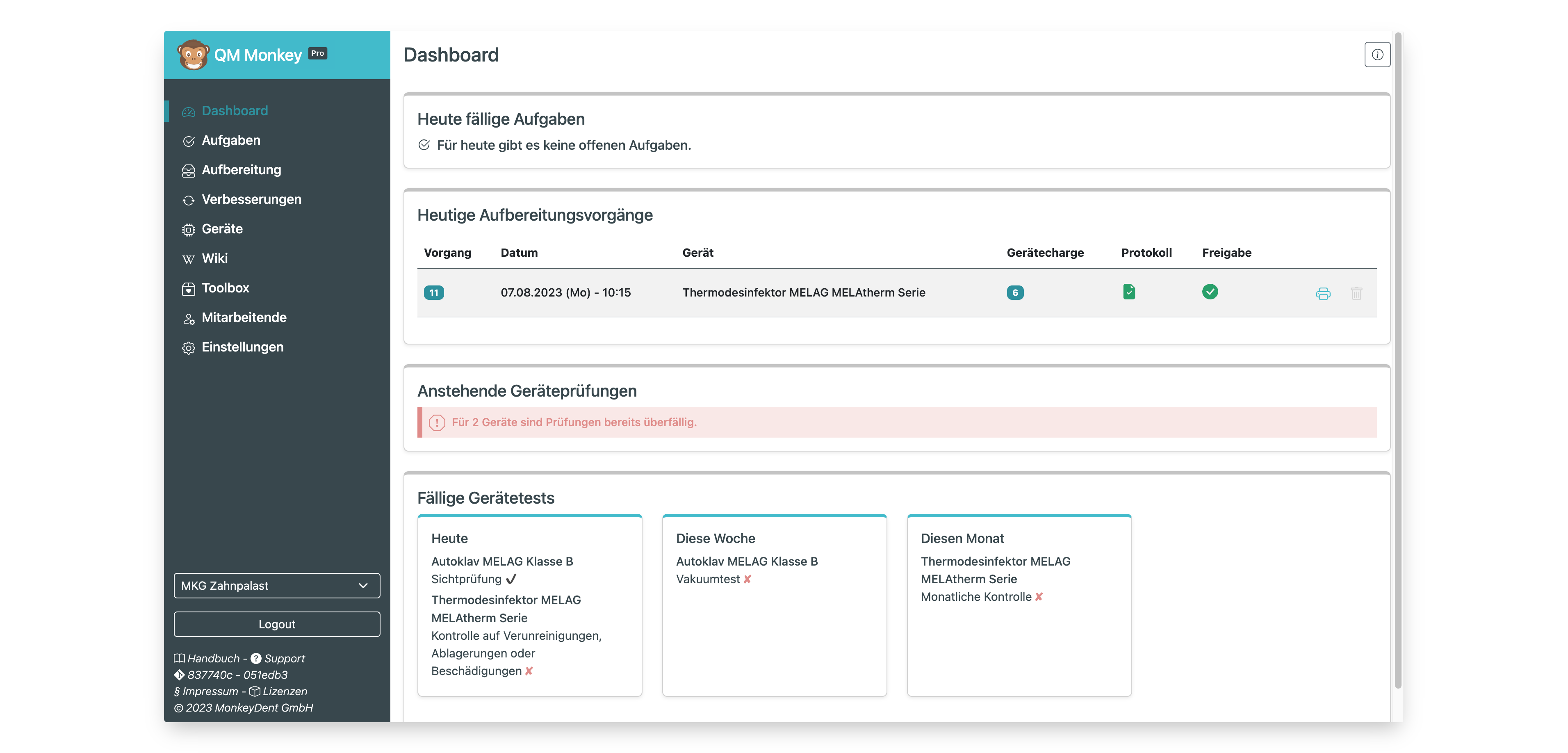 QM Monkey Webapp